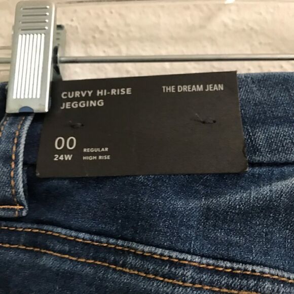 American Eagle Outfitters Curvy high-rise jegging dream denim jeans 24 - Picture 5 of 9